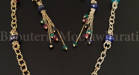 Ensemble Or jaune 18 carats