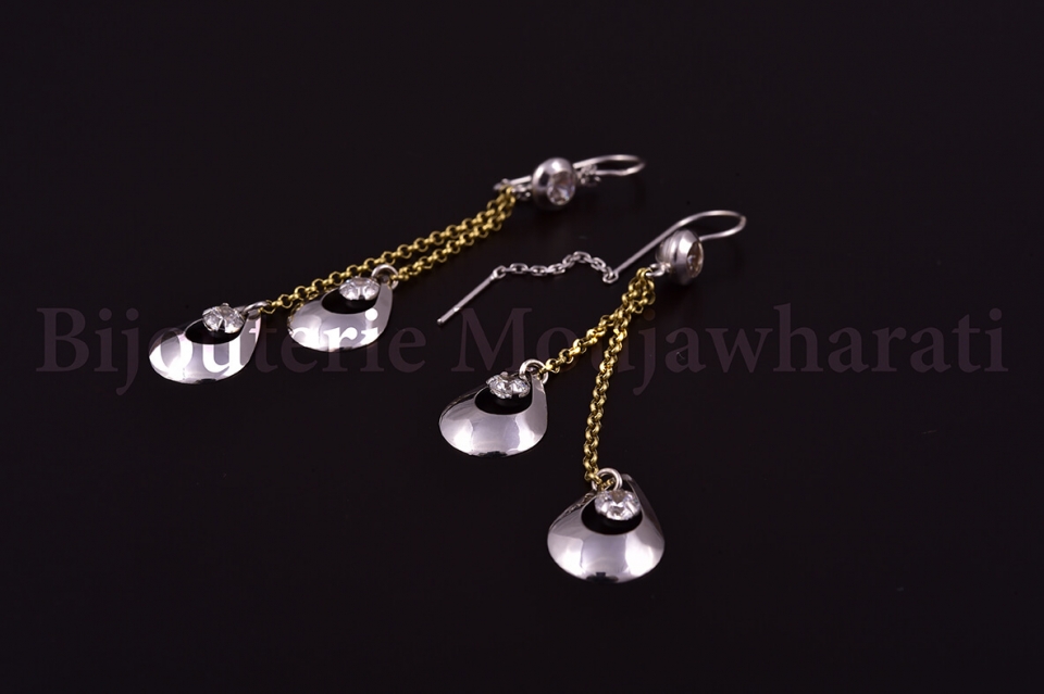 Boucles d'Oreilles Or jaune 18 carats